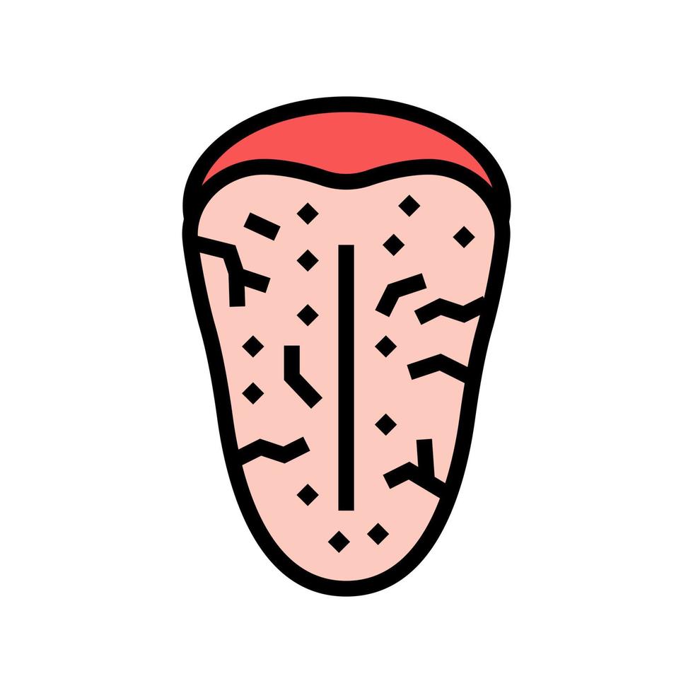 illustration vectorielle de l'icône de couleur du syndrome de sjogrens vecteur