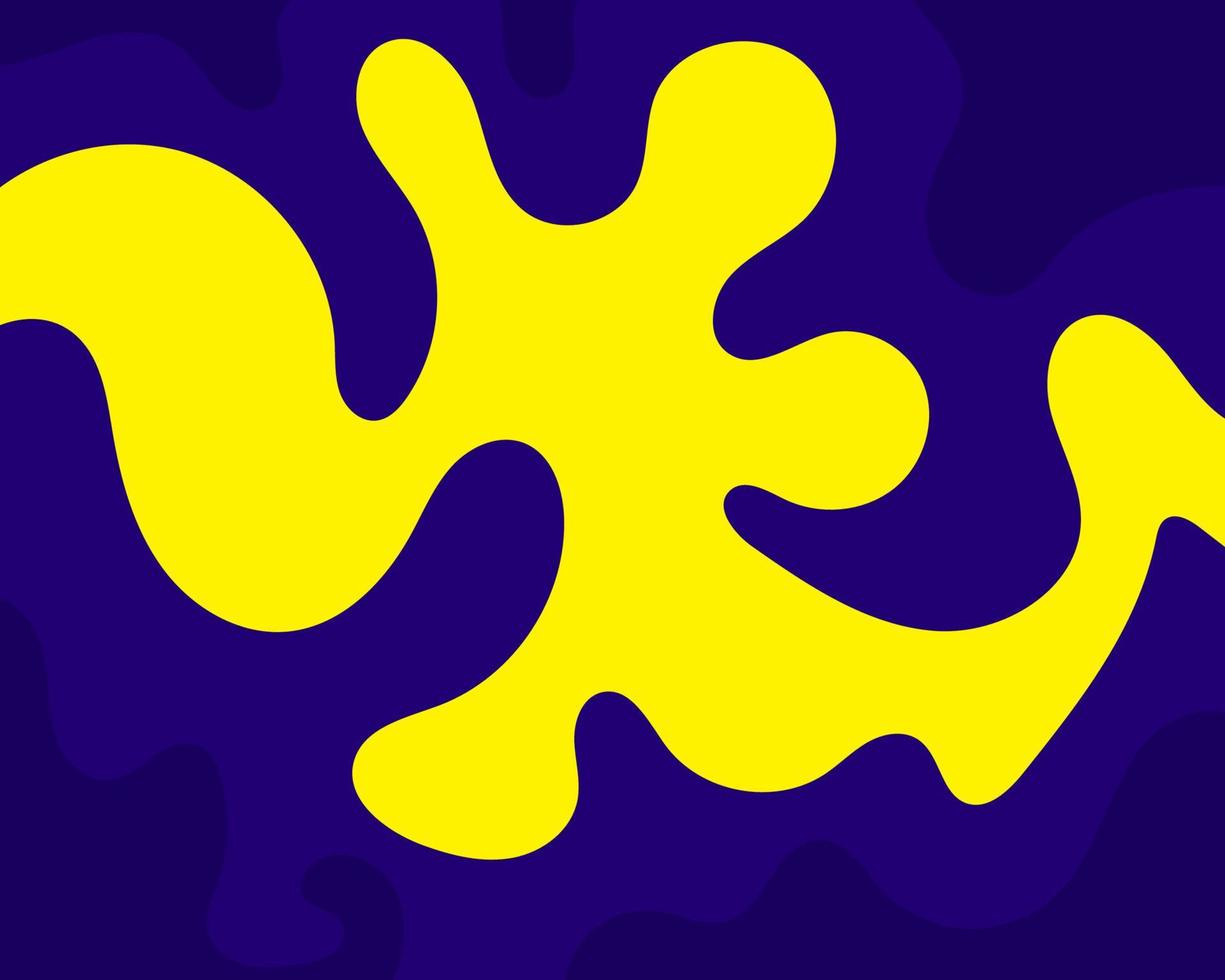 forme d'arrière-plan vectoriel de couleur bleue et jaune, adaptée à la couverture d'affiche et à l'utilisation d'arrière-plan