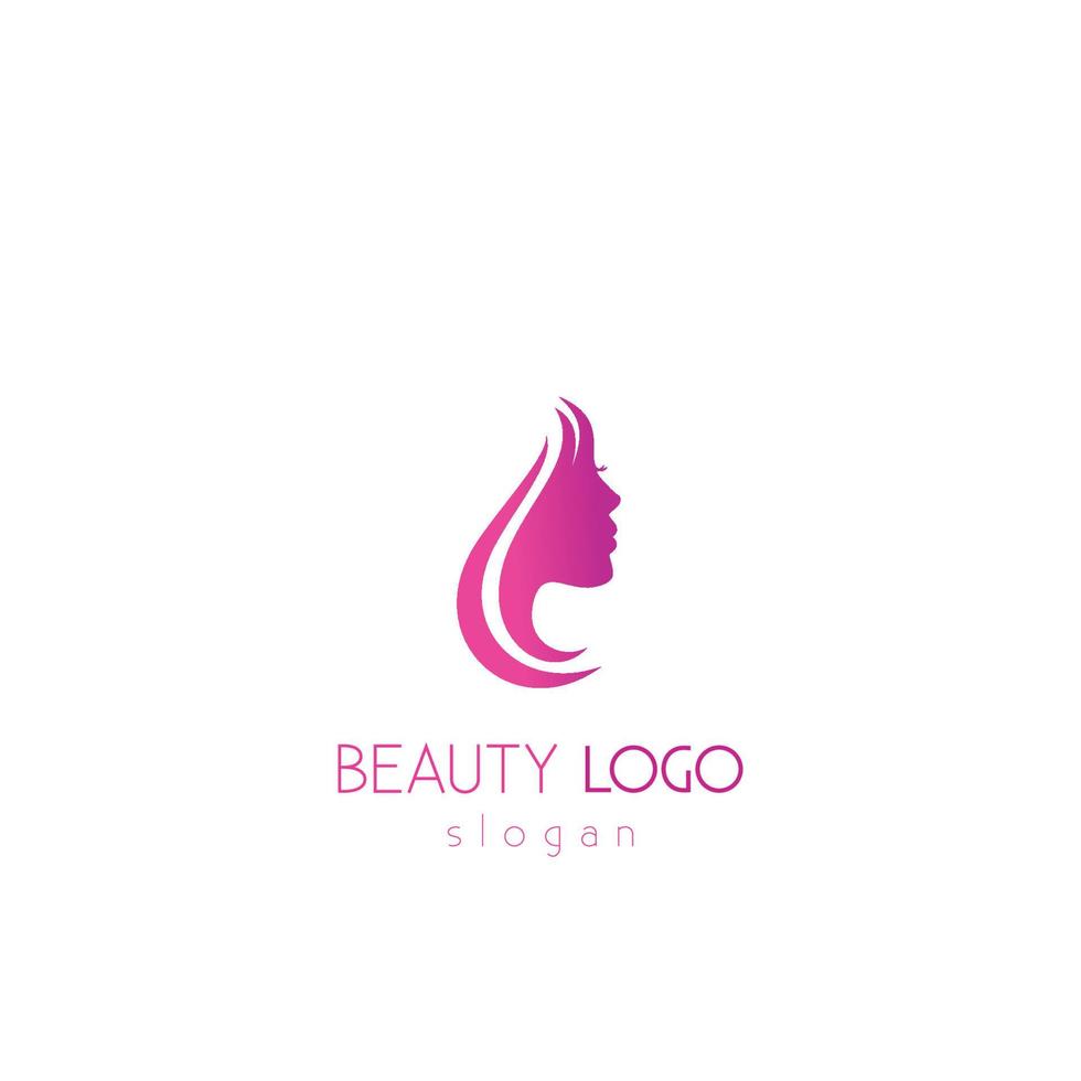 logo de mode beauté femme vecteur