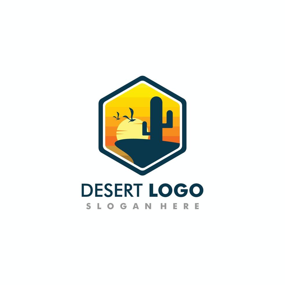 plage, mer, coucher de soleil, lever du soleil, illustration vectorielle de logo design vecteur