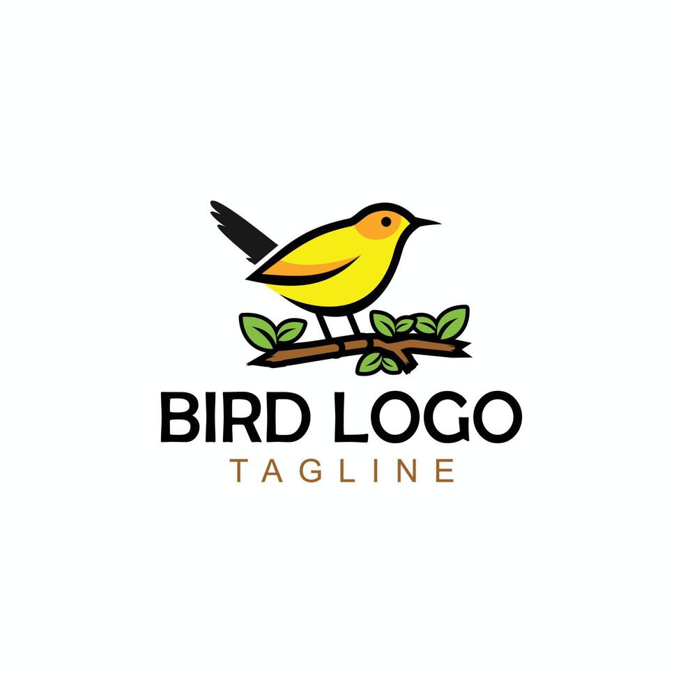modèle d'icône vectorielle de conception de logo d'oiseau vecteur