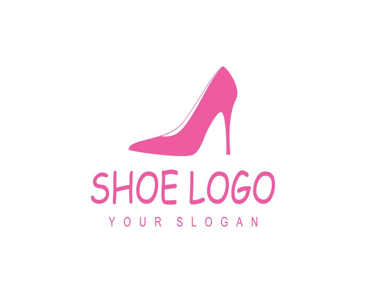 vecteur de modèle de logo de magasin de chaussures