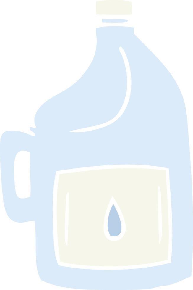 dessin animé doodle d'une grande bouteille à boire vecteur