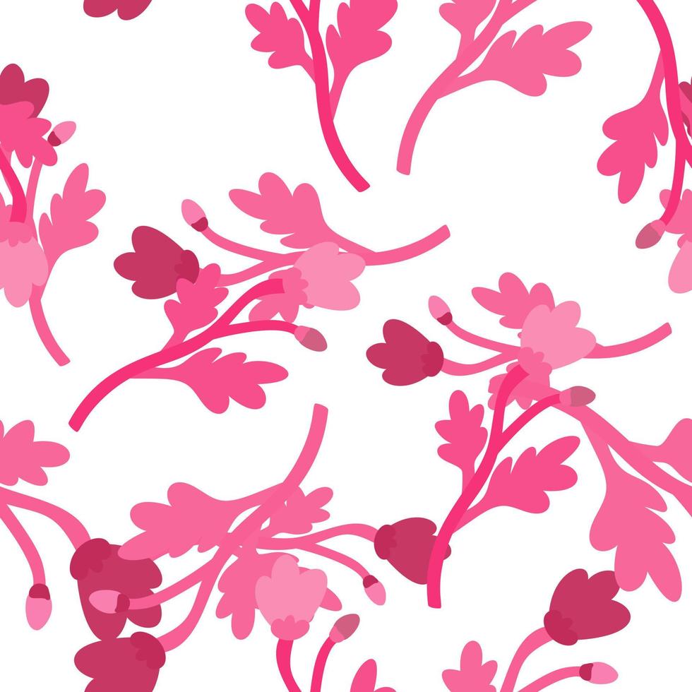 motif sans couture de fleur abstraite de décoration. papier peint floral botanique. vecteur