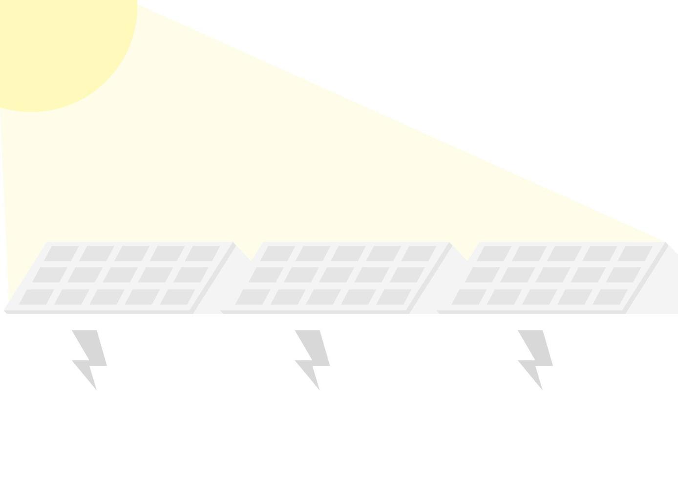 illustration d'un panneau solaire vecteur