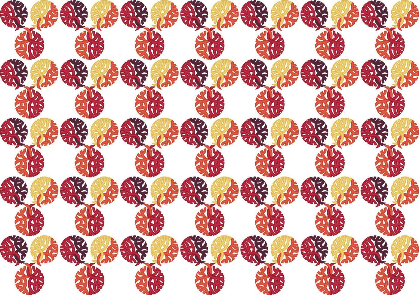 motif abstrait arbre rouge vecteur