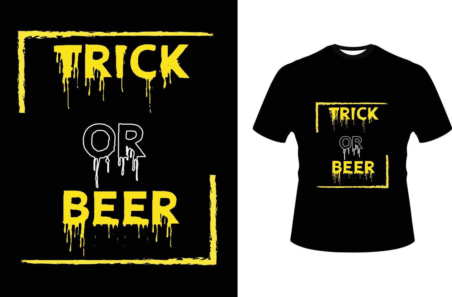 conception de t-shirt d'halloween vecteur