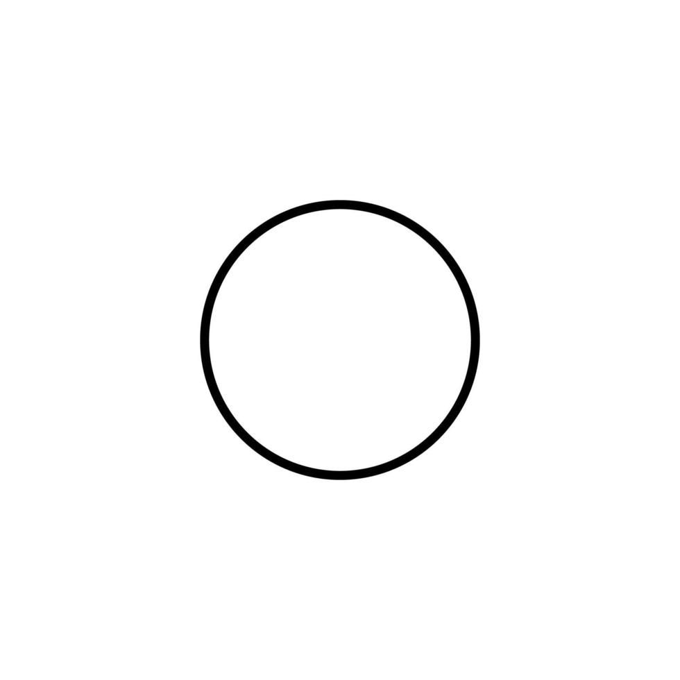 forme de cercle pour logo ou élément de conception graphique. illustration vectorielle vecteur