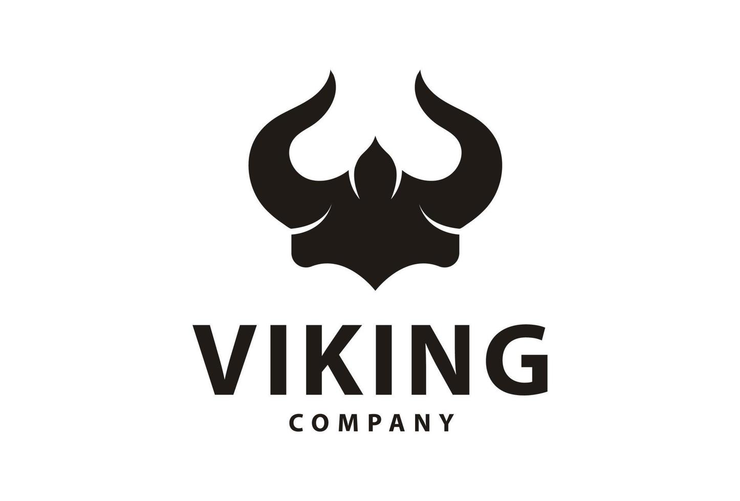création de logo de casque d'armure viking, pour bateau, cross fit, gym, game club, sport vecteur
