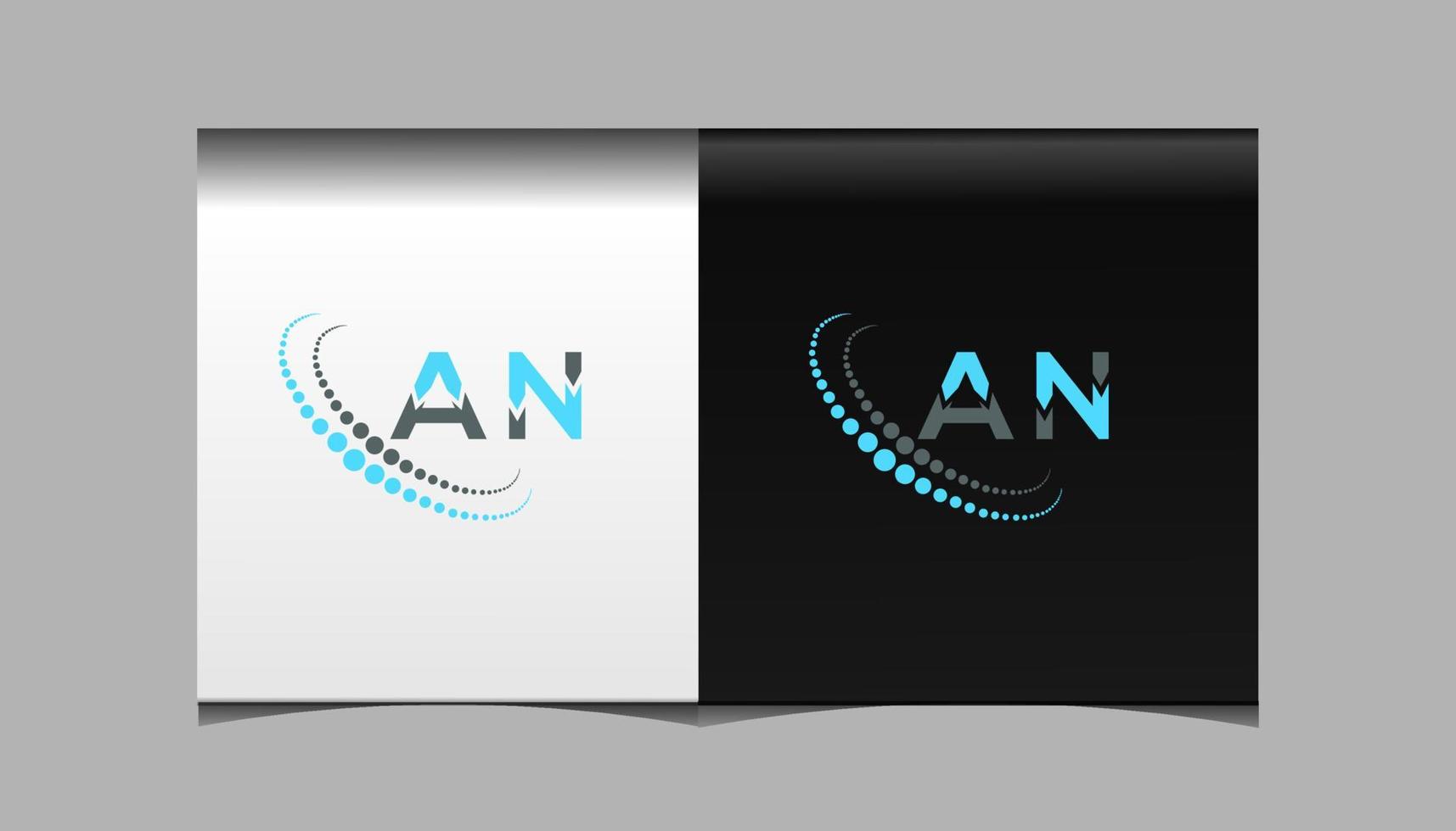 une conception créative de logo de lettre. une conception unique. vecteur