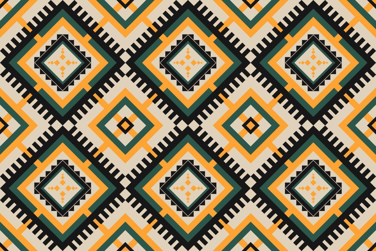 art de motif ethnique géométrique. motif harmonieux de broderie tribale, folklorique et de style mexicain. conception pour le fond, papier peint, illustration vectorielle, tissu, vêtements, tapis. vecteur