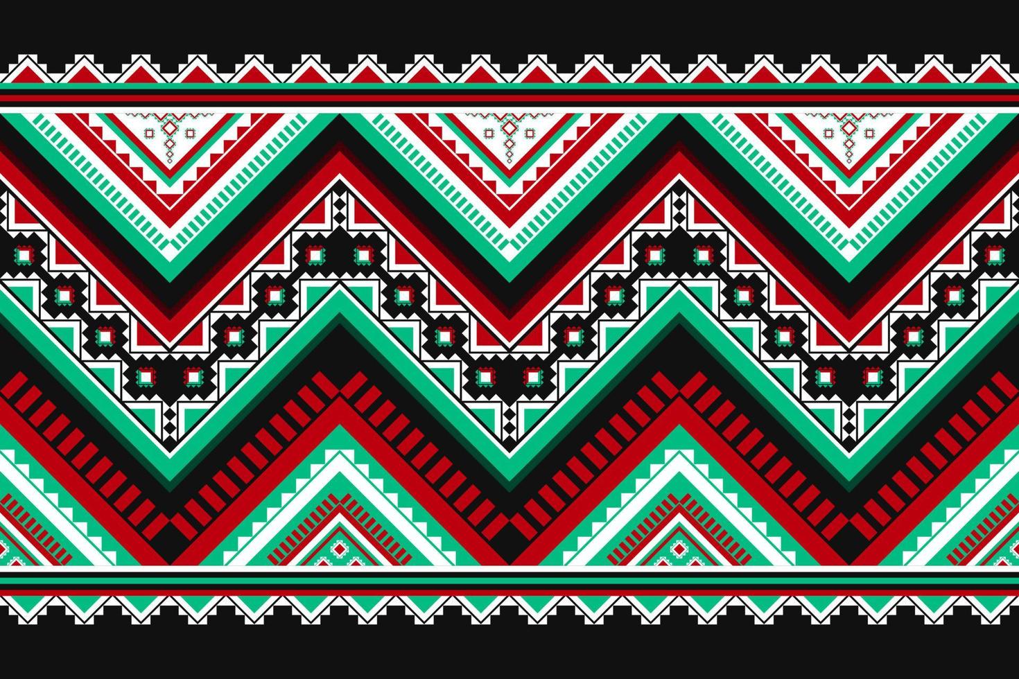 motif ethnique oriental traditionnel. motif géométrique en tribal. conception pour le fond, papier peint, illustration vectorielle, textile, tissu, vêtements, batik, tapis, broderie. vecteur