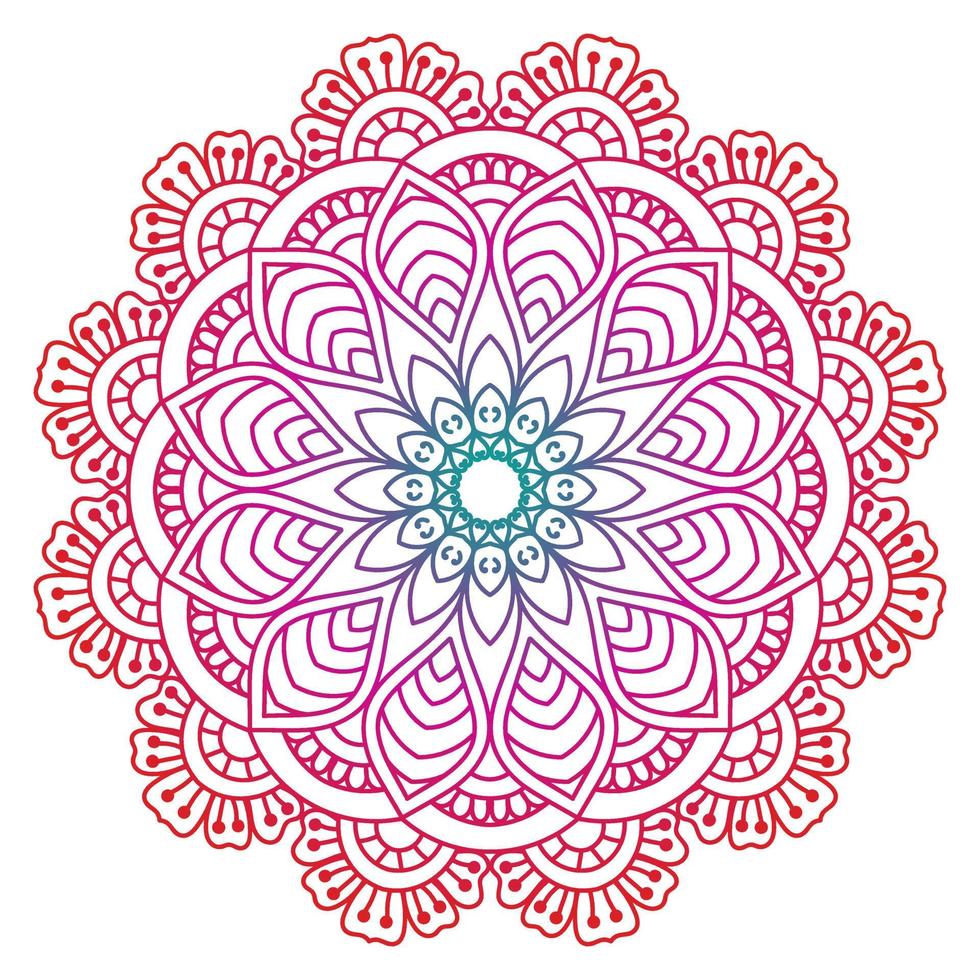 conception de mandala pour les livres à colorier. ornements ronds décoratifs de mandala vintage. vecteur