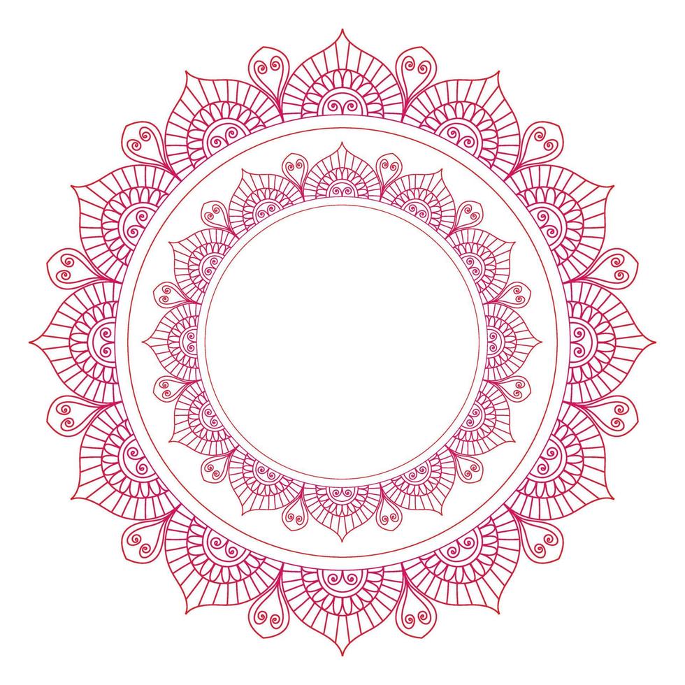 conception de mandala pour les livres à colorier. ornements ronds décoratifs de mandala vintage. vecteur