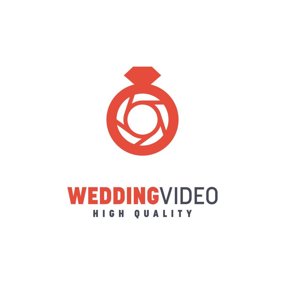 photographie vidéo de mariage vecteur