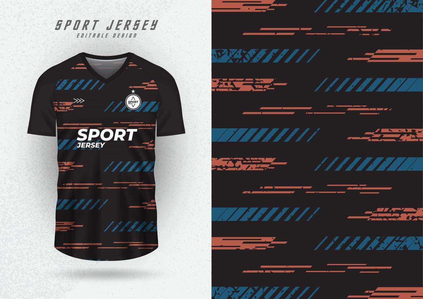 maquette d'arrière-plan pour les maillots de sport, les maillots, les chemises de course, les rayures pour la sublimation. vecteur