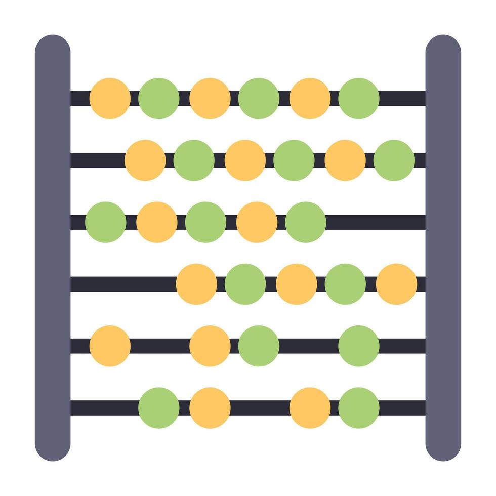 icône de calculatrice vintage, conception vectorielle d'abaque vecteur