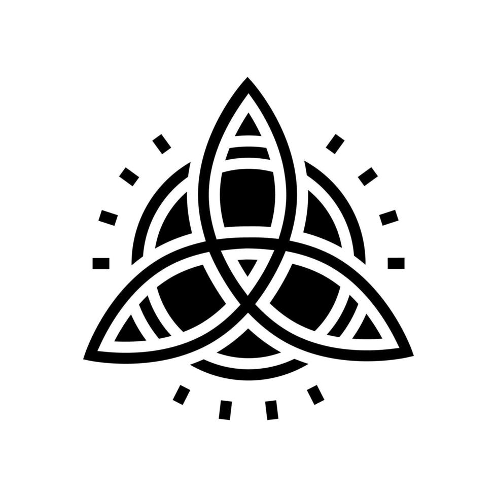symbole glyphe astrologique icône illustration vectorielle vecteur
