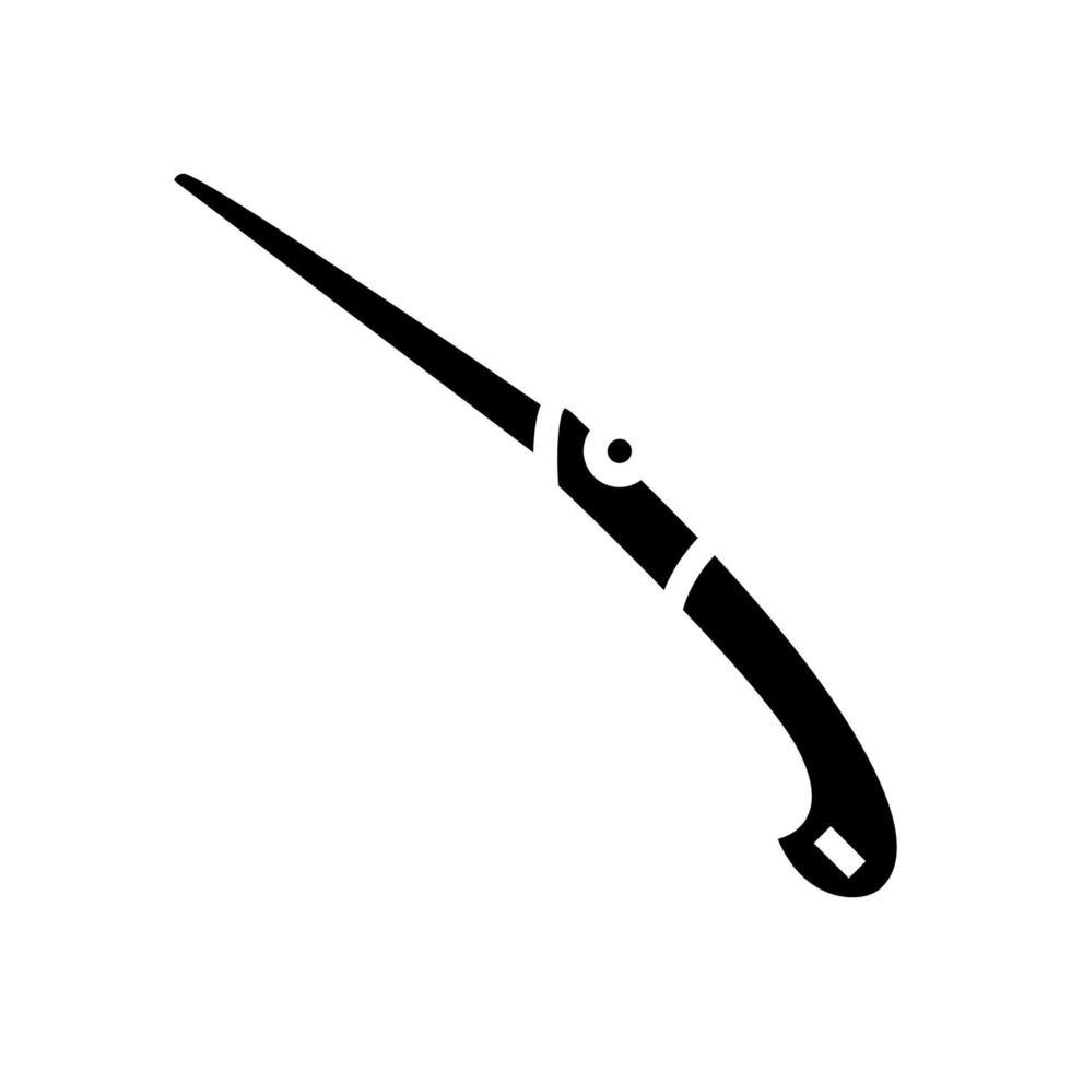 couper l'illustration vectorielle de l'icône du glyphe de l'outil de jardinage vecteur