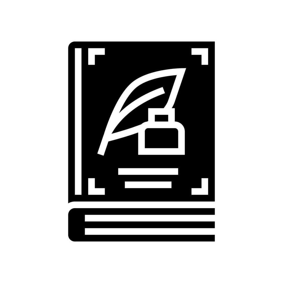 illustration vectorielle d'icône de glyphe de genre classique vecteur