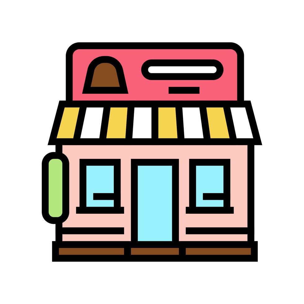 magasin de bonbons couleur icône illustration vectorielle vecteur