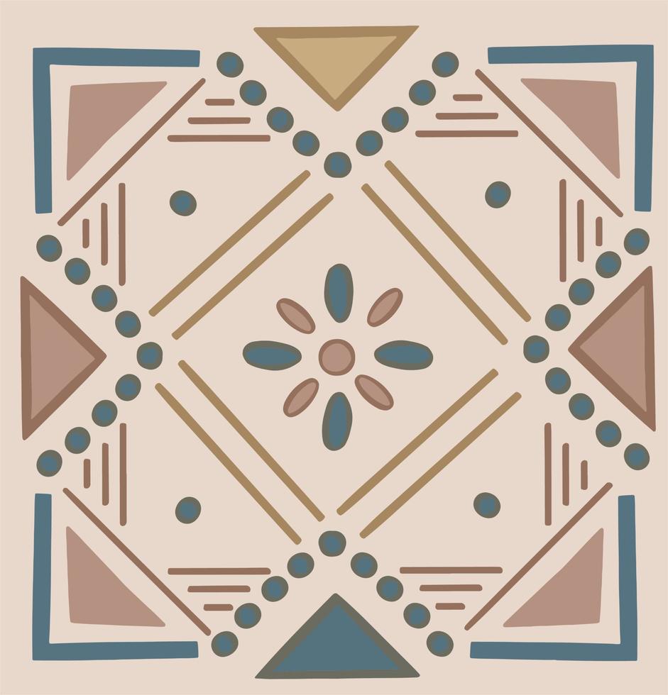 motif motifs ethniques géométrique sans soudure de fond. formes géométriques sprites motifs tribaux vêtements tissu impression textile design traditionnel avec des triangles. vecteur