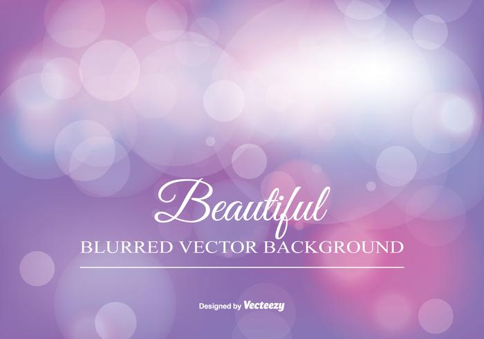 Beautiful Blurred Bokeh Background vecteur