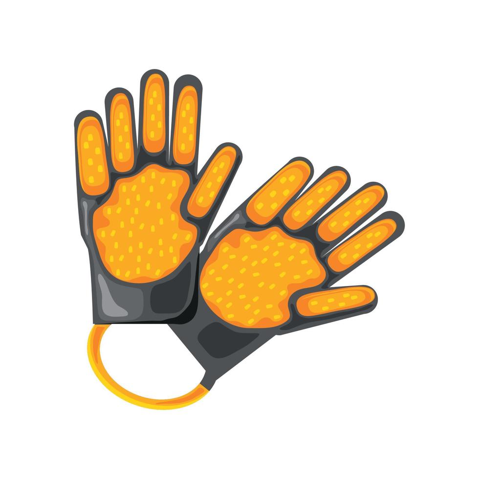 icône de gants de protection vecteur