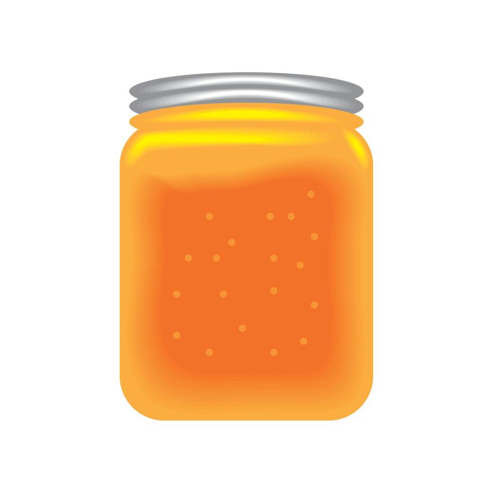 icône de pot de miel vecteur