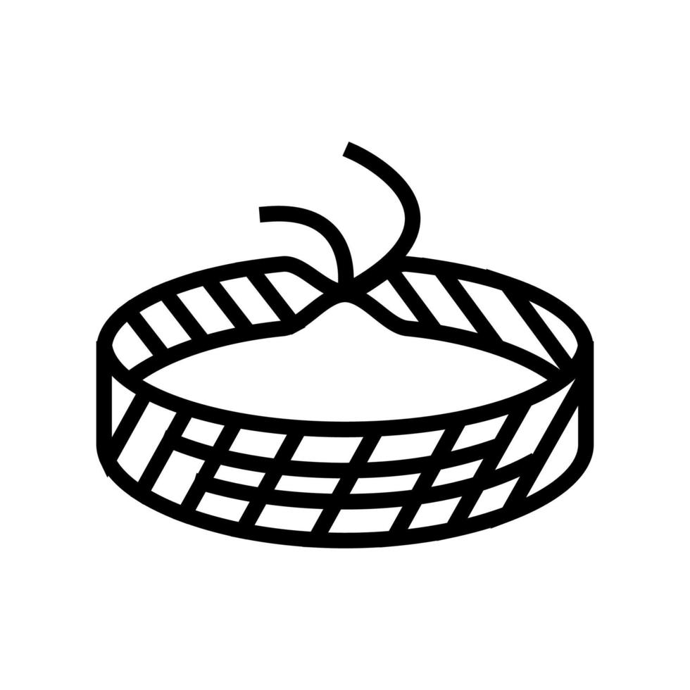 L'icône de la ligne de bijoux babioles vector illustration