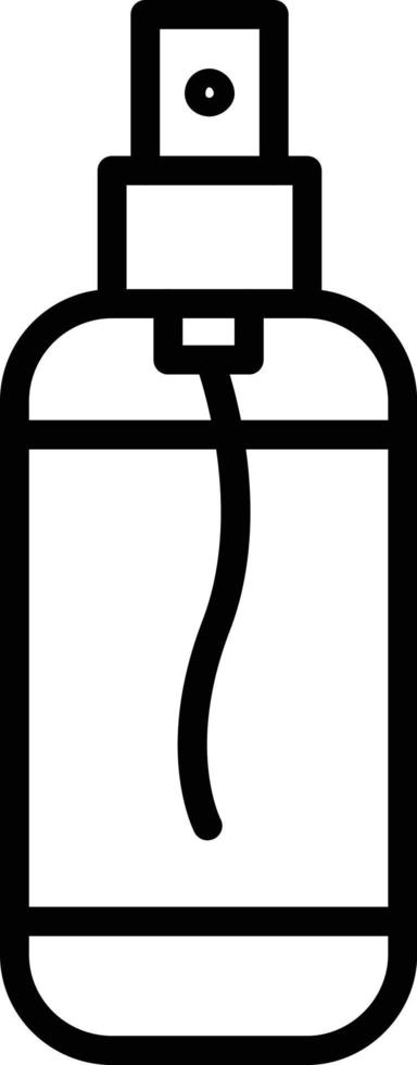 icône de ligne de pulvérisation vecteur