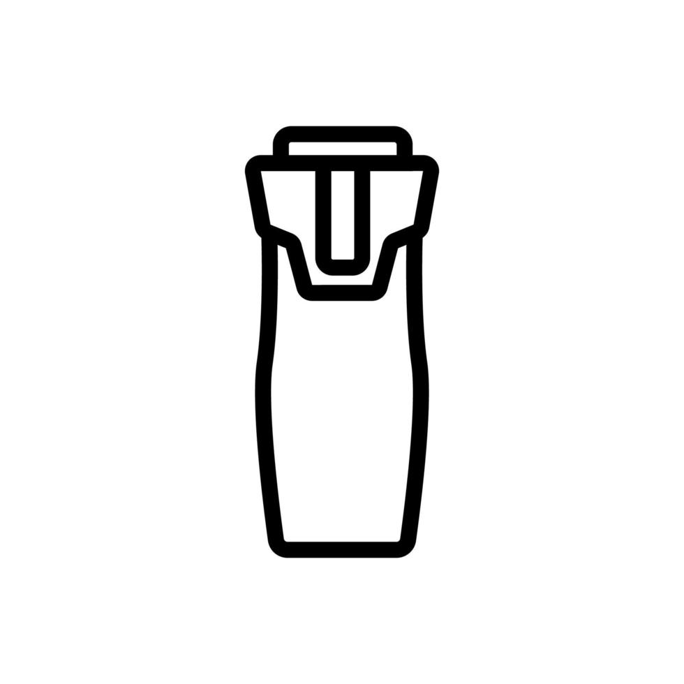 illustration de contour vectoriel icône thermos