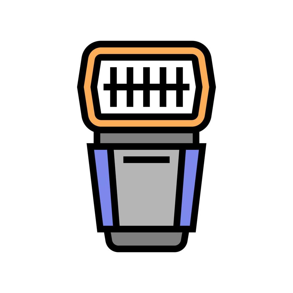 illustration vectorielle de l'icône de couleur de l'appareil photo flash photo vecteur