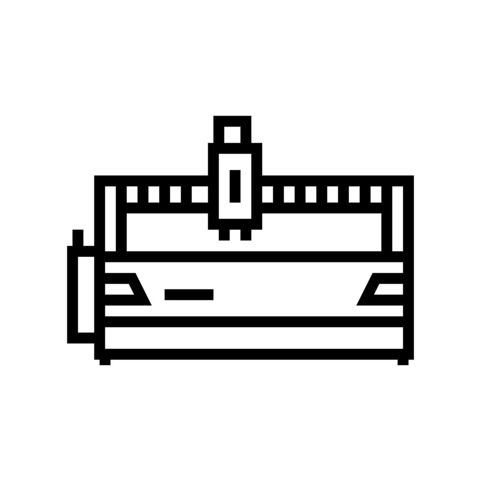 illustration vectorielle de l'icône de la ligne de l'appareil à eau vecteur