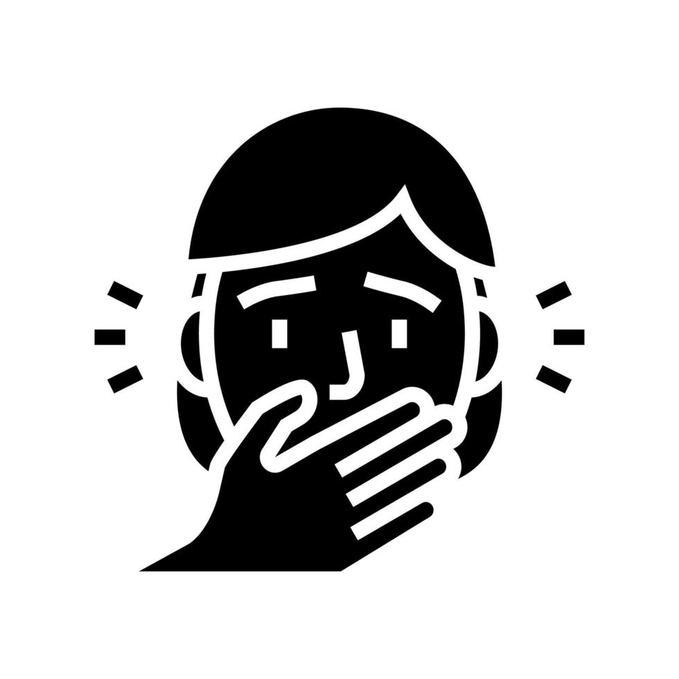 illustration vectorielle d'icône de glyphe d'halloween effrayant vecteur