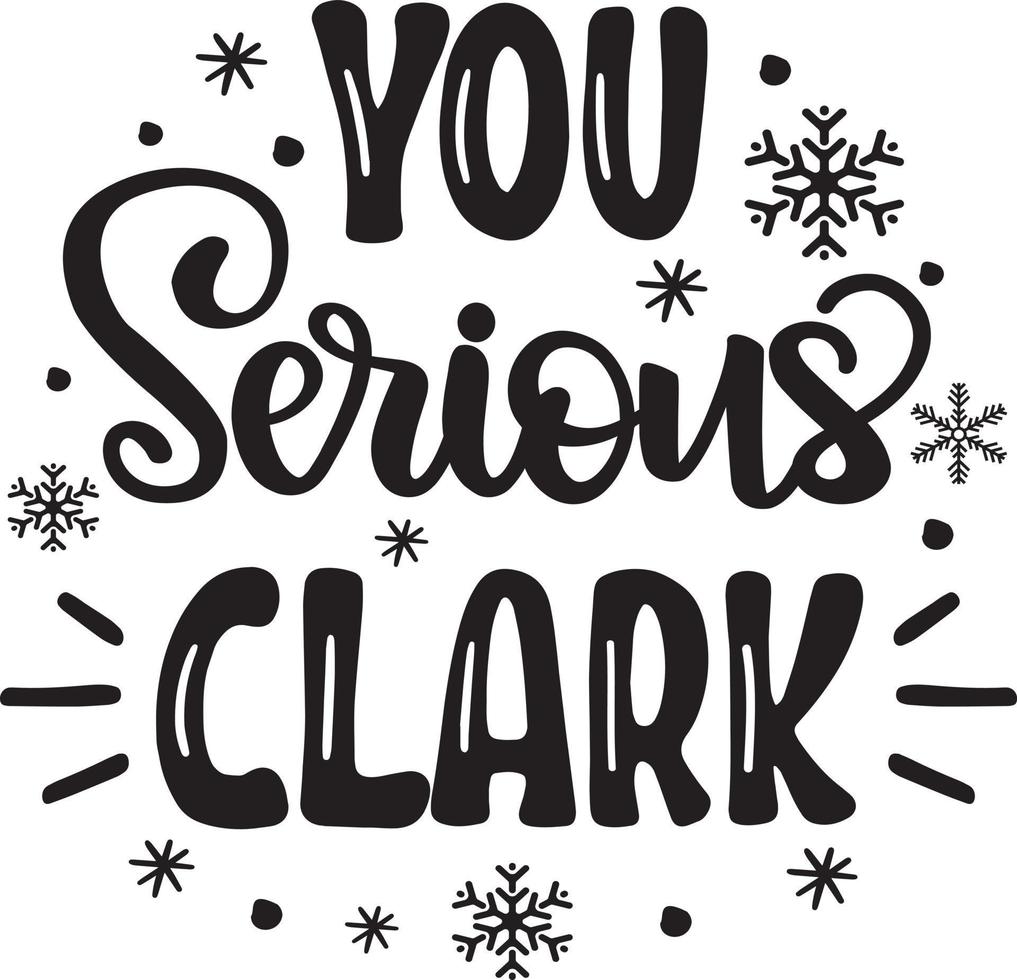 vous sérieux clark 1 fichier vectoriel de noël