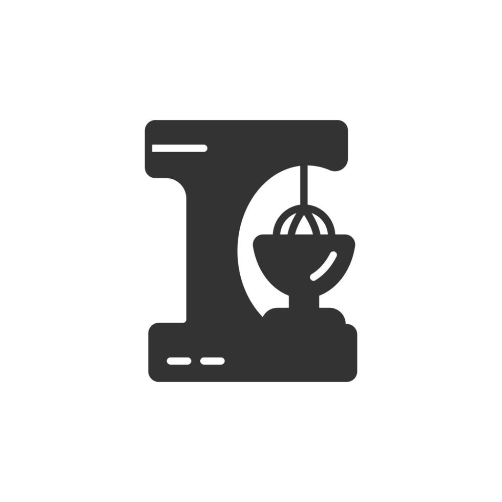 mélangeur de cuisine icônes symbole éléments vectoriels pour le web infographique vecteur