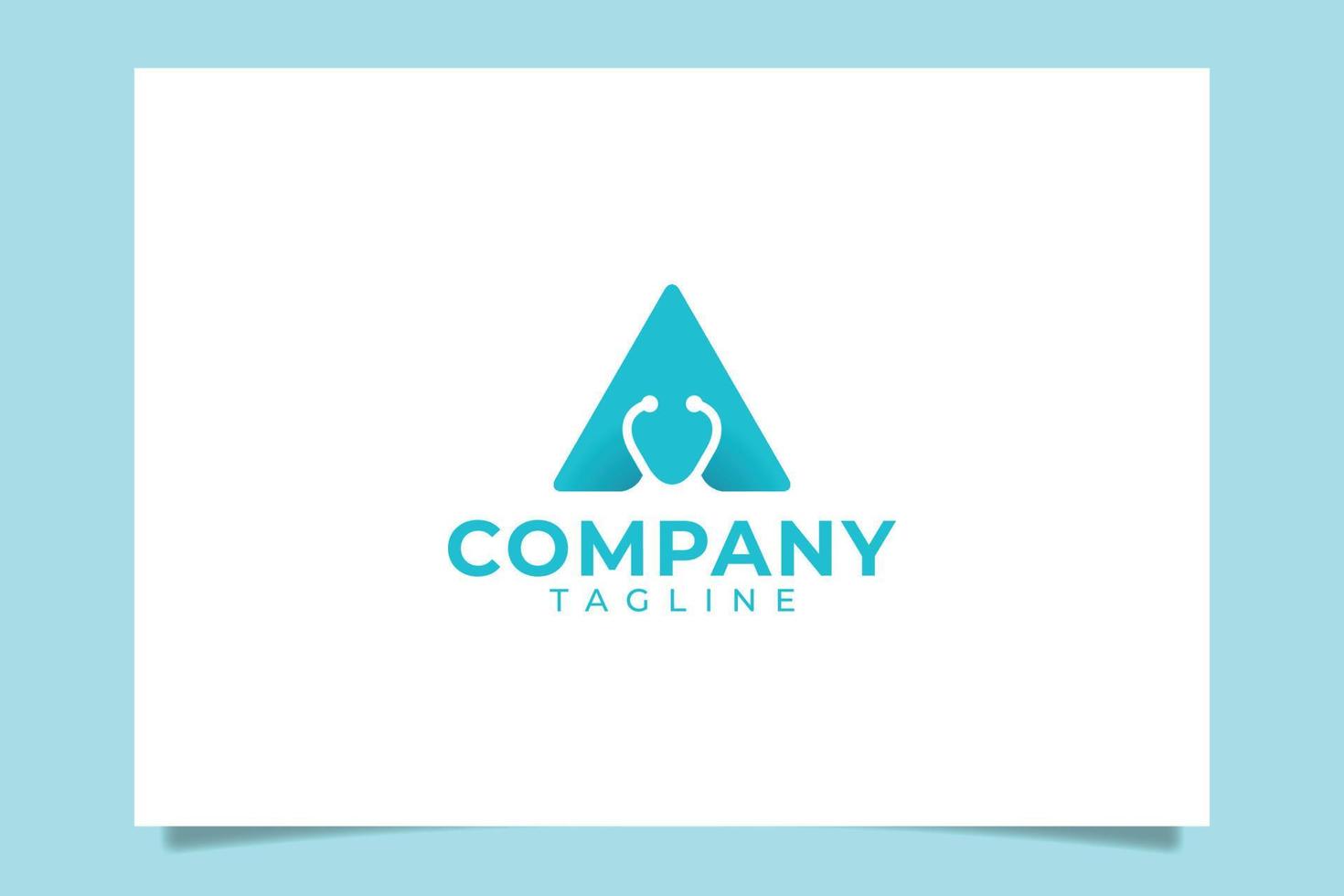 lettre un logo médical pour toute entreprise, en particulier pour les soins médicaux et de santé, la pharmacie, l'hôpital, la clinique, etc. vecteur