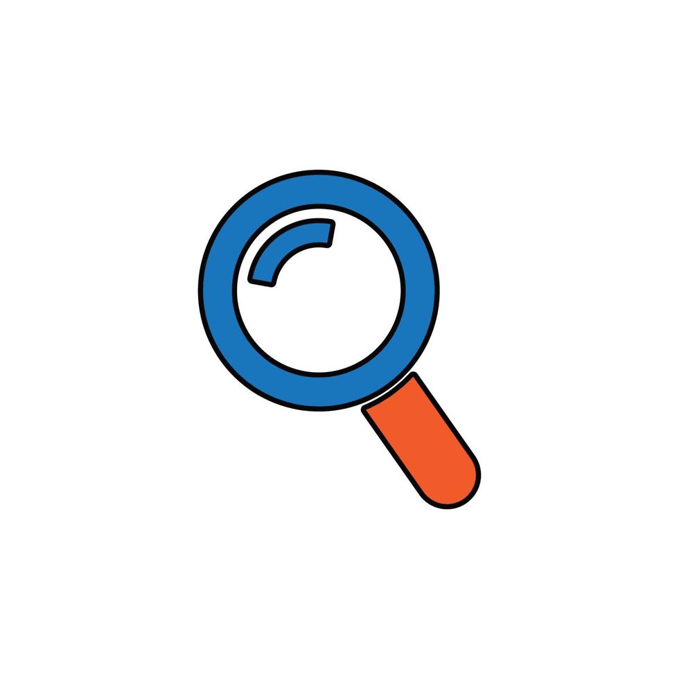 vecteur d'icône de recherche. icône de recherche illustration vectorielle