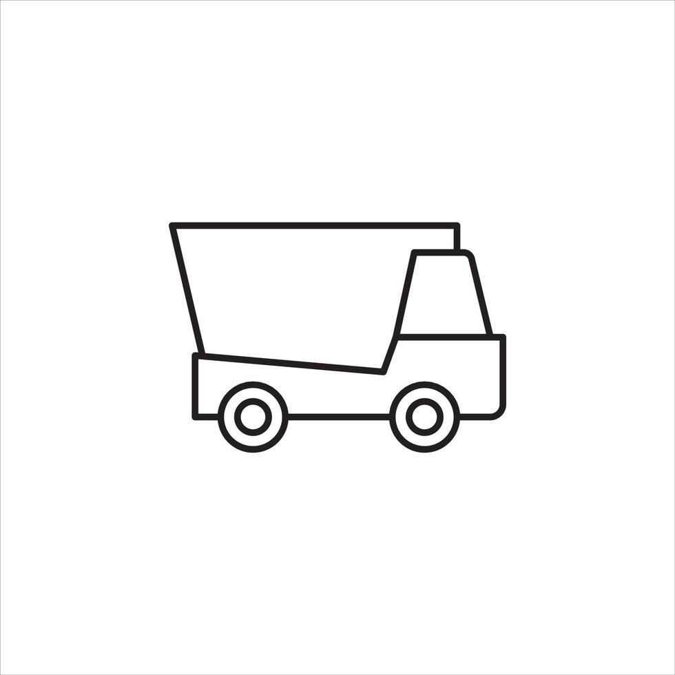 vecteur de camion pour la présentation de l'icône du symbole du site Web