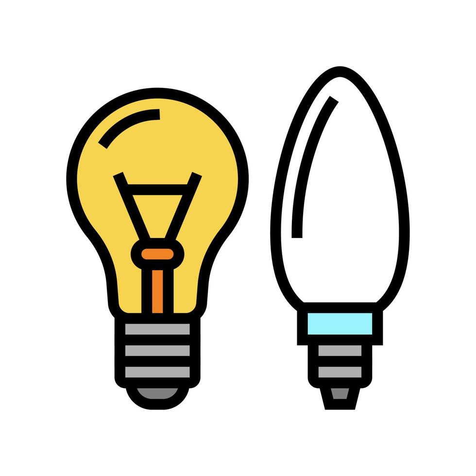 ampoule verre production couleur icône illustration vectorielle vecteur