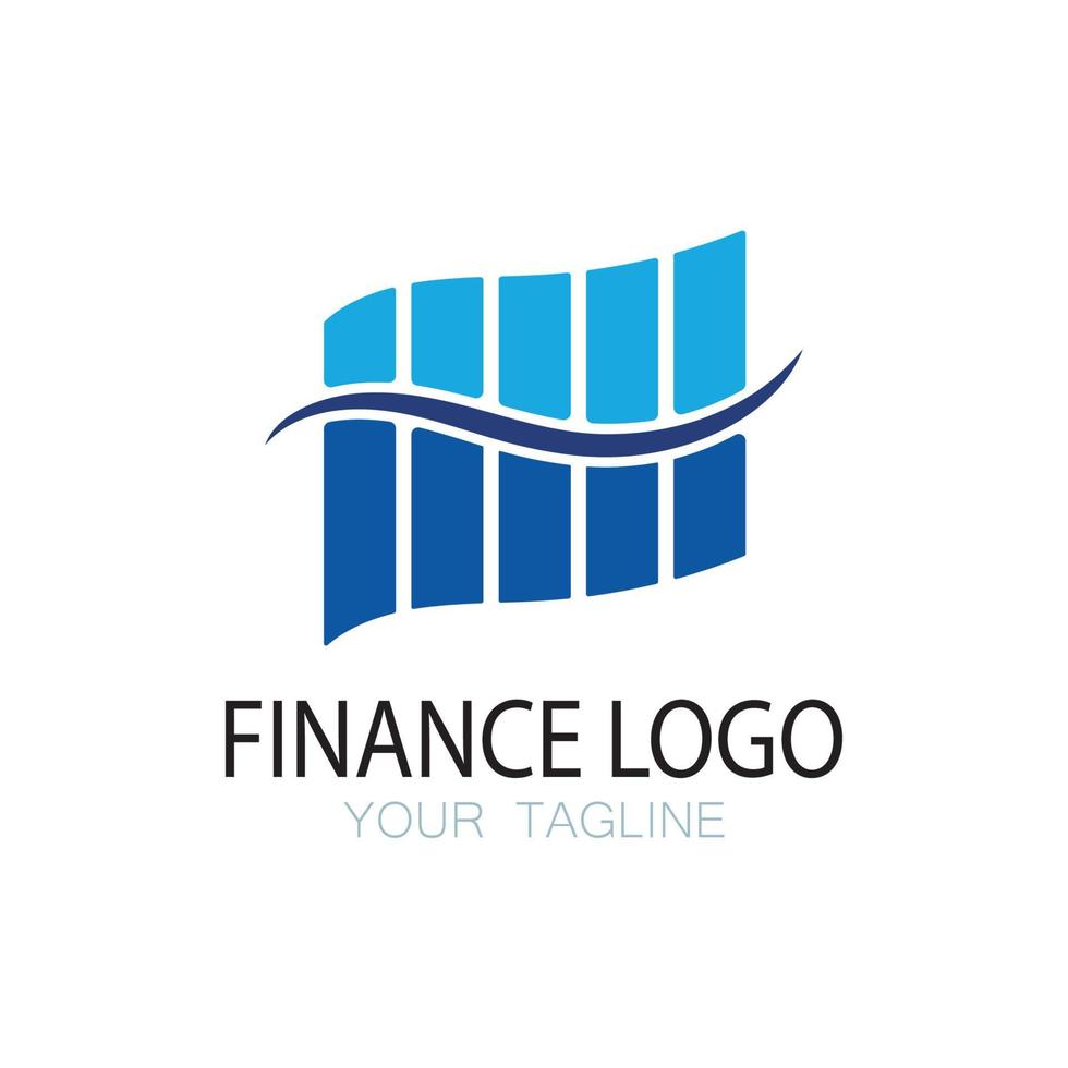 finance d'entreprise et marketing logo illustration vectorielle modèle icône conception logo de comptabilité financière avec concept de vecteur moderne