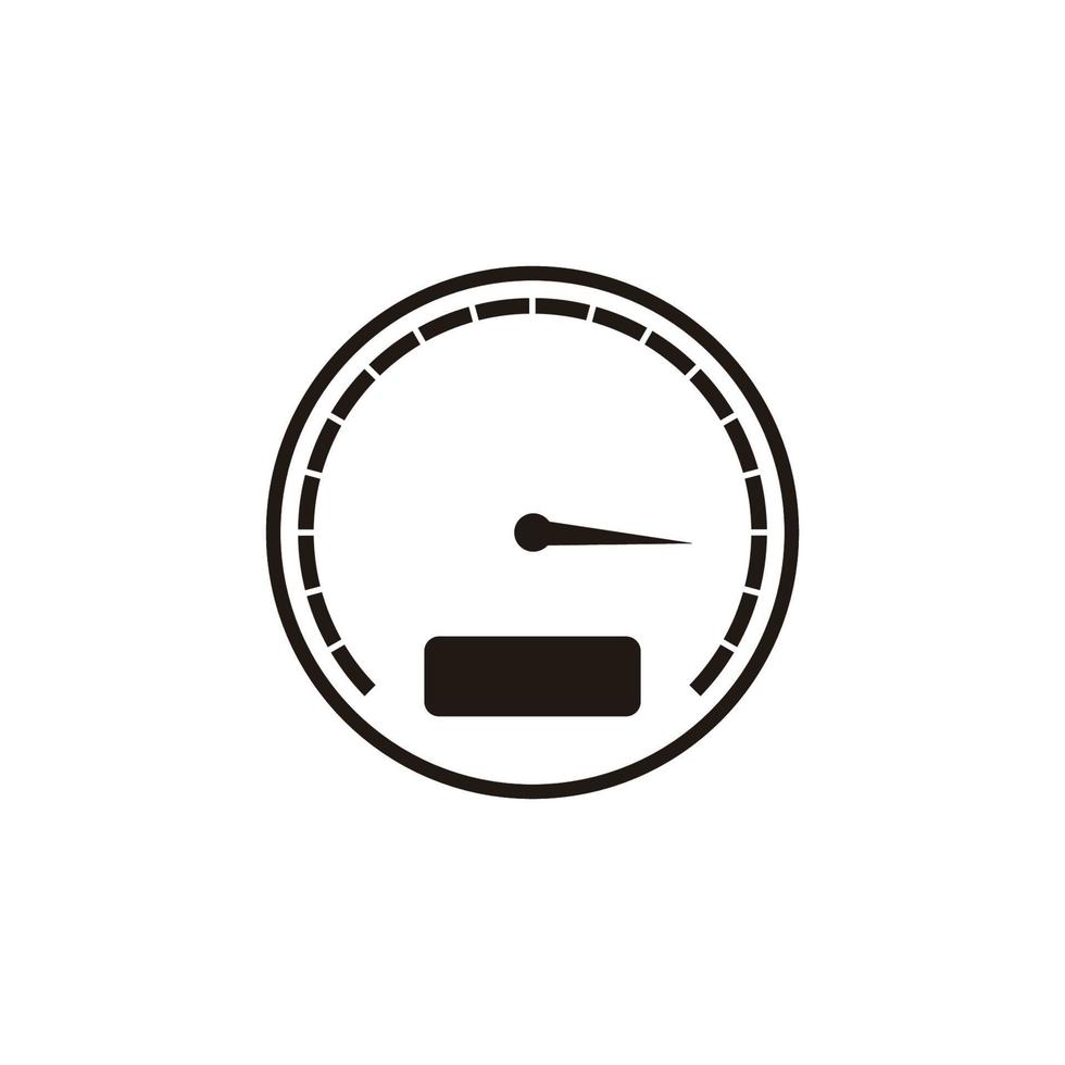 vecteur d'icône de compteur de vitesse. illustration vectorielle d'icône de compteur de vitesse