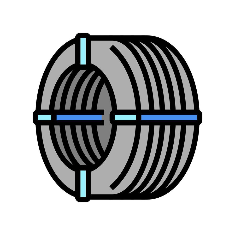 illustration vectorielle d'icône de couleur de renfort de fil vecteur