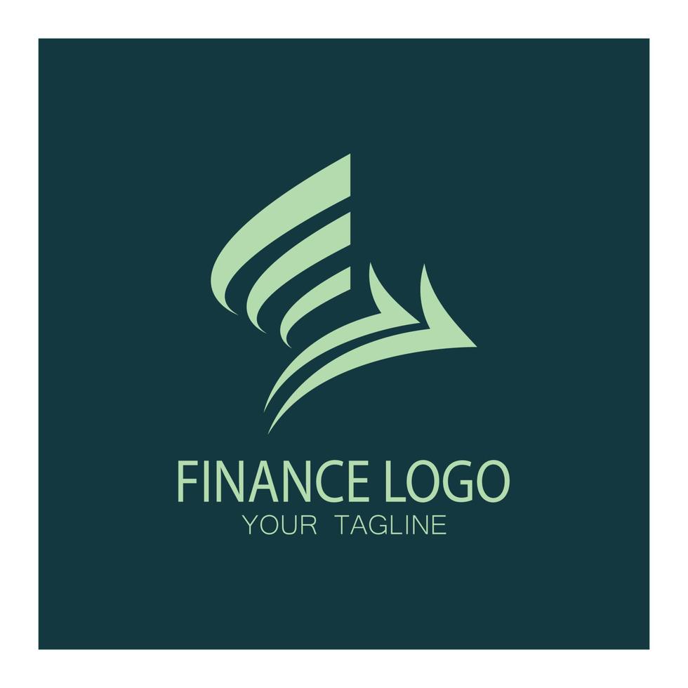 finance d'entreprise et marketing logo illustration vectorielle modèle icône conception logo de comptabilité financière avec concept de vecteur moderne