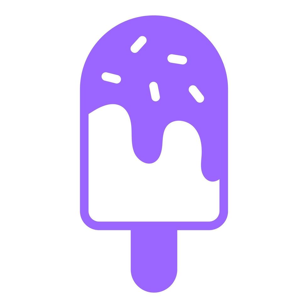 icône de bâton de crème glacée, conception vectorielle icône du jour de l'indépendance des États-Unis. vecteur