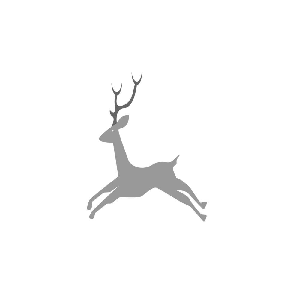 illustration vectorielle de cerf icône logo vecteur