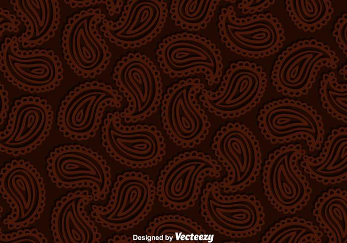 Paisley Brown Background vecteur