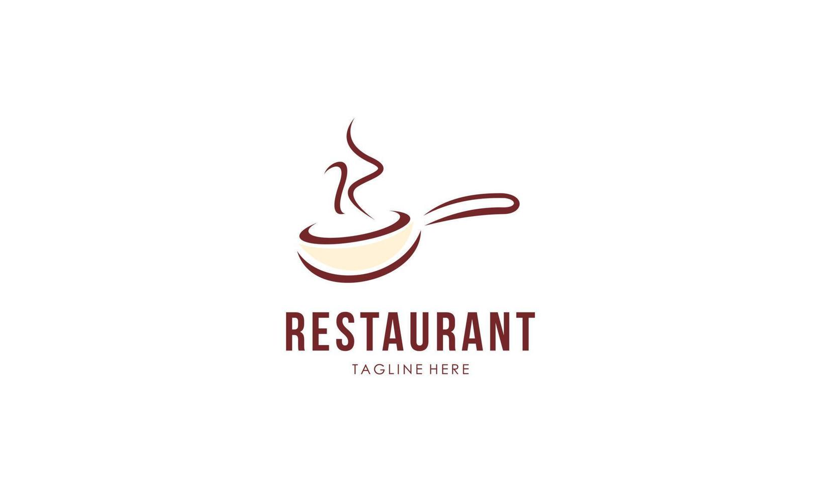 vecteur de modèle de conception de logo de restaurant