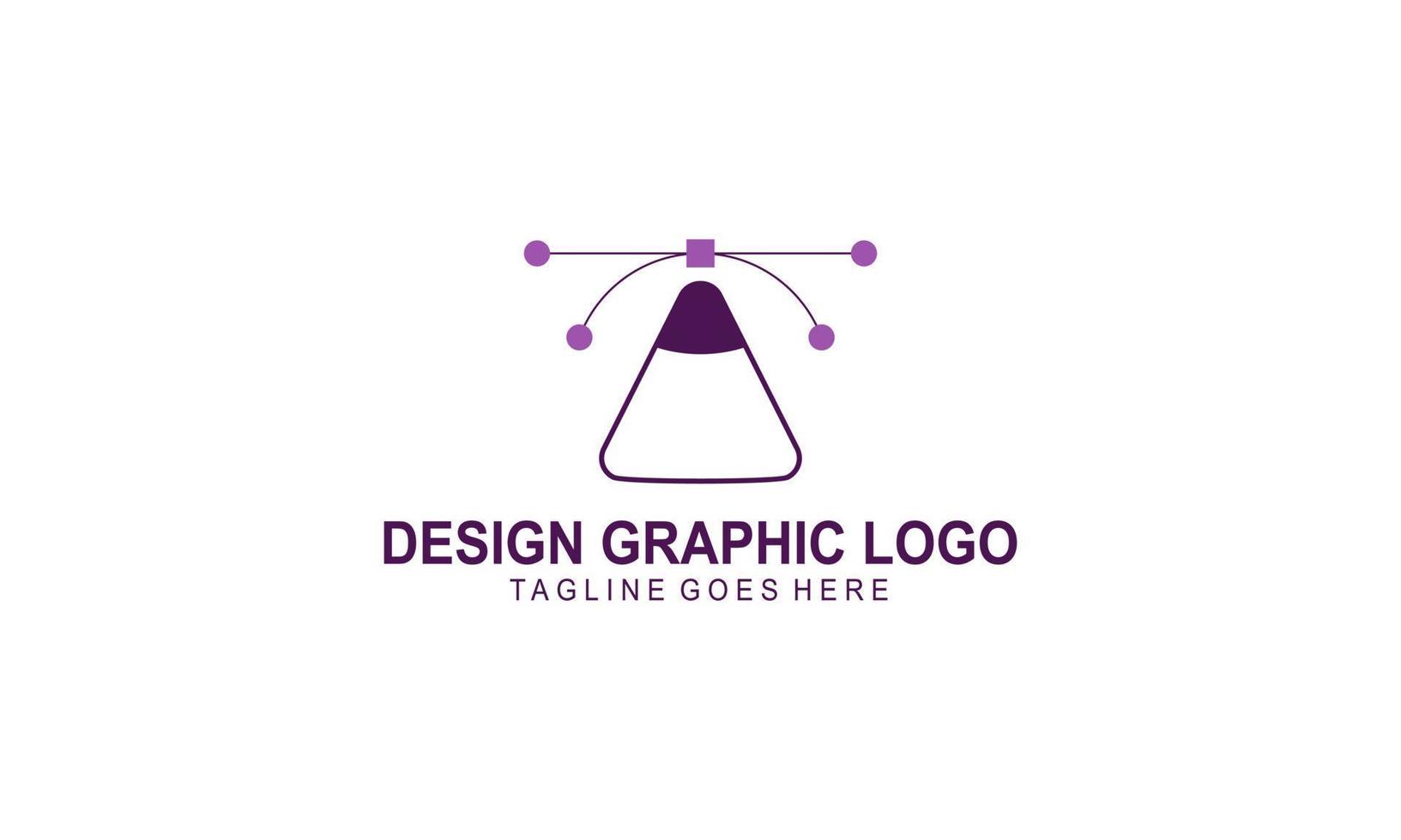 logo d'outil de graphiste et de studio de conception web vecteur